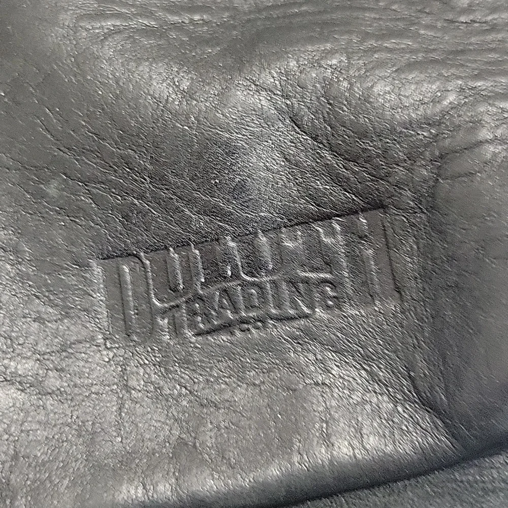 Duluth Trading Co. Black Leather Hobo Crossbody Shoulder Bag